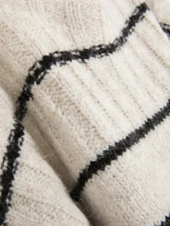 Camisola Corte Folgado Riscas