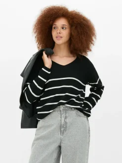 Camisola Decote V Malha Fina