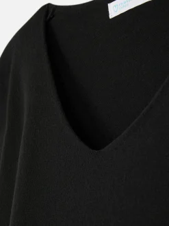 Camisola Decote V Malha Fina