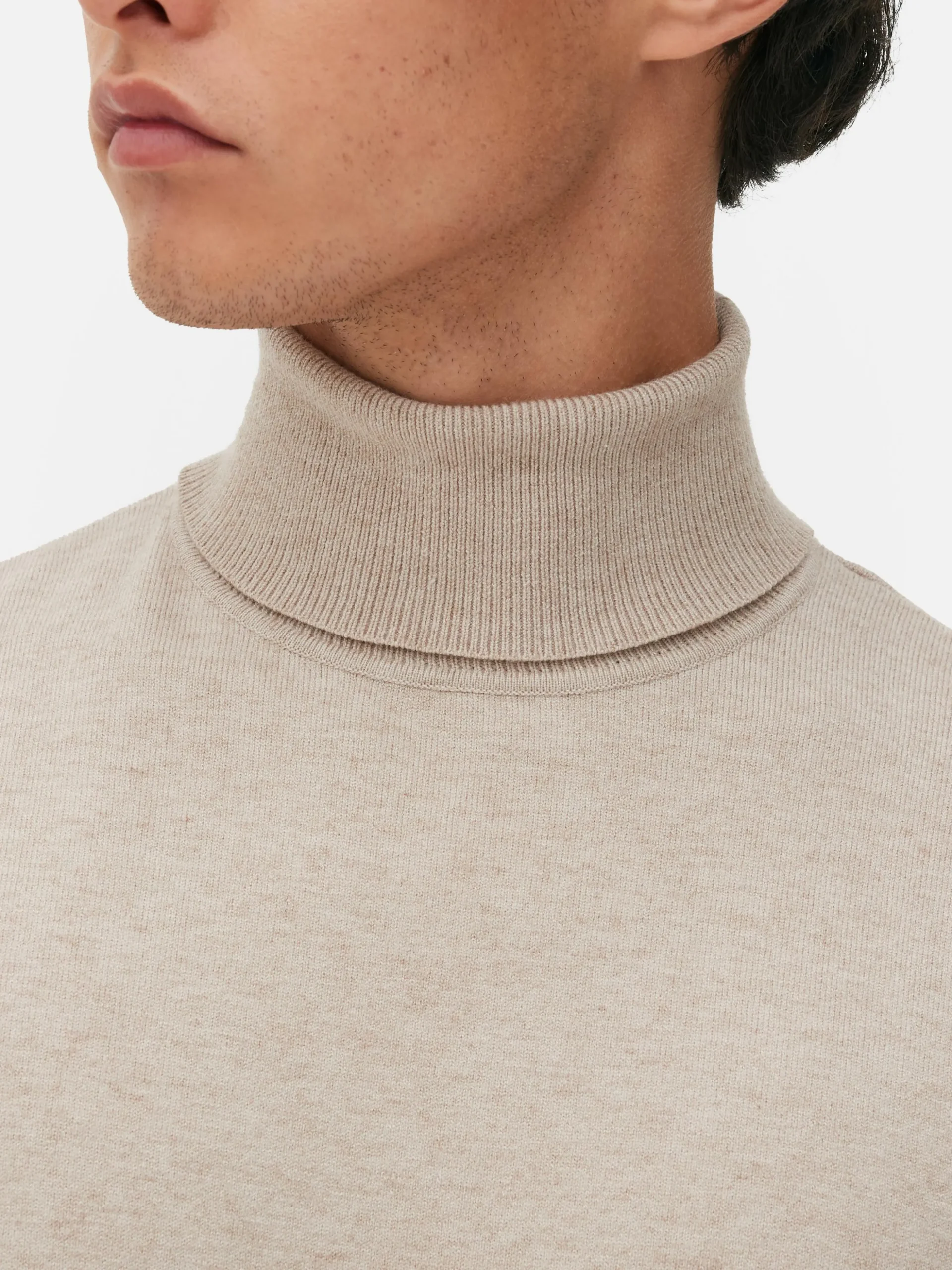 Camisola Gola Alta Malha Fina