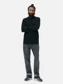 Camisola Gola Alta Malha Fina