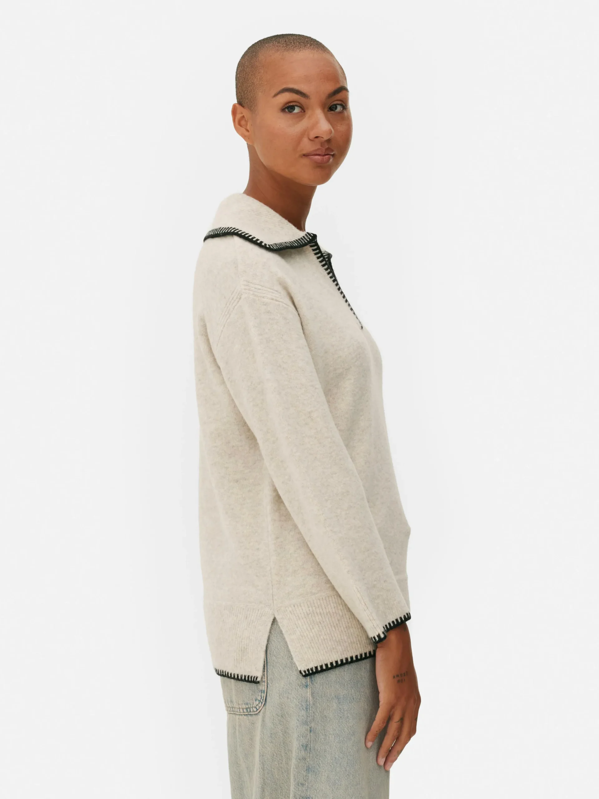 Camisola Gola Pespontos