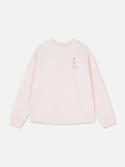 Camisola Gola Redonda Slogan