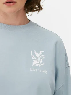 Camisola Gráfica Larga