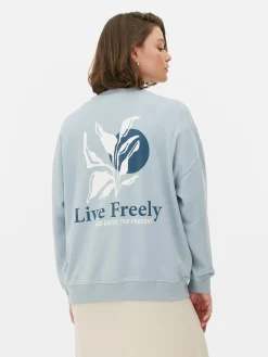 Camisola Gráfica Larga