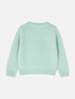 Camisola Malha Bordada Padrão Floral