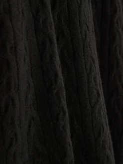 Camisola Malha Entrançada Colarinho