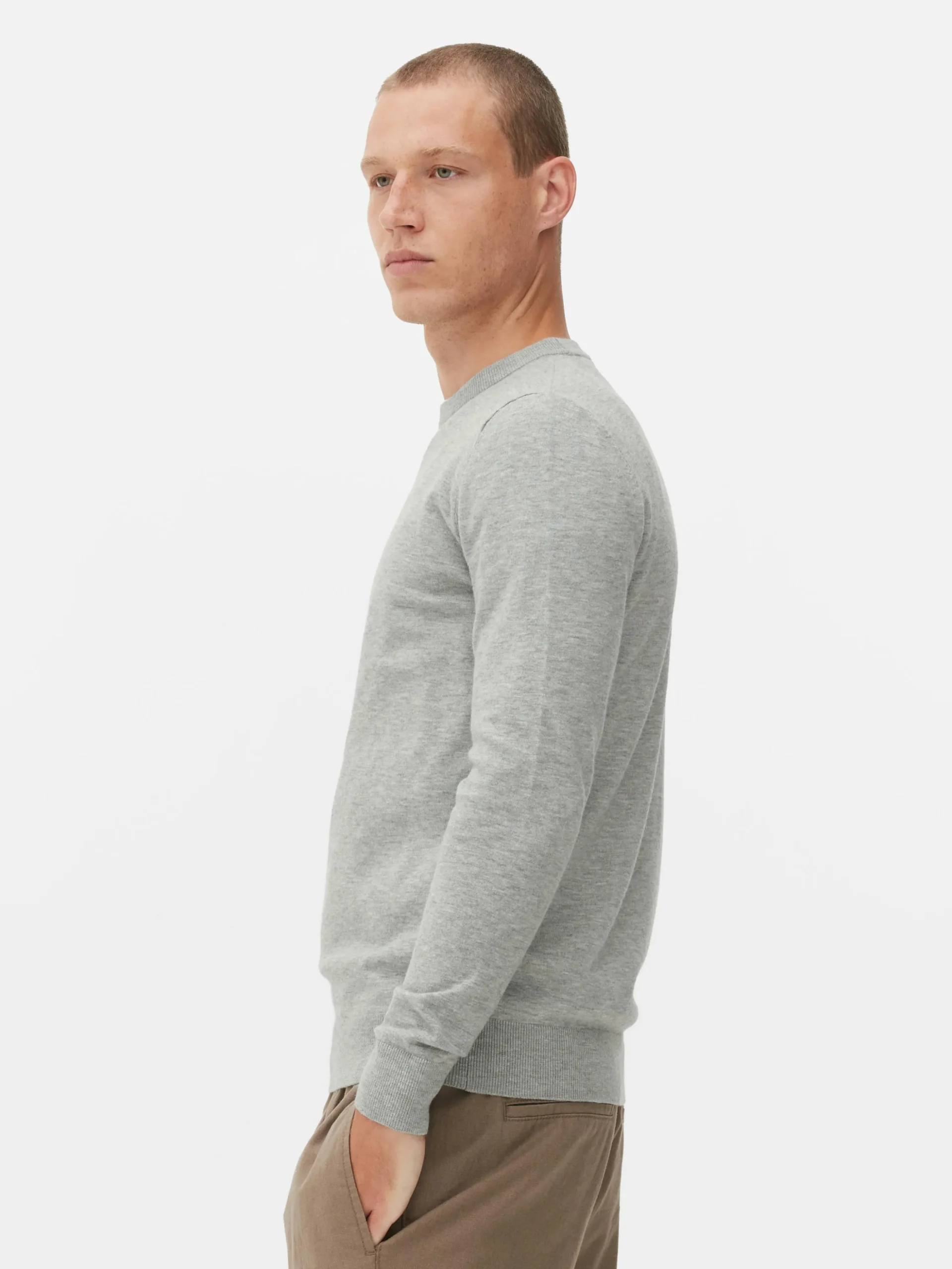 Camisola Malha Fina Gola Redonda