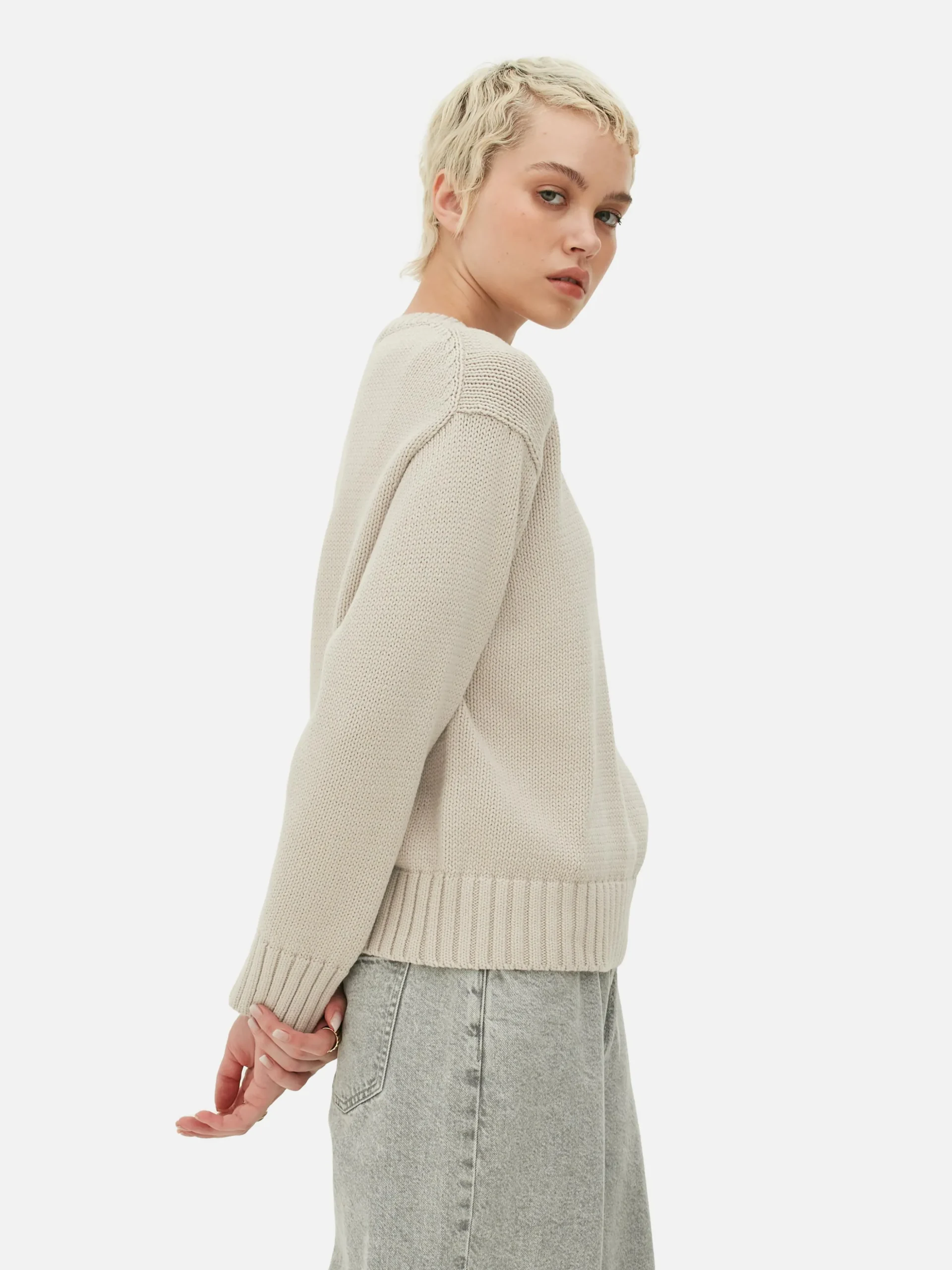 Camisola Malha Gola Redonda