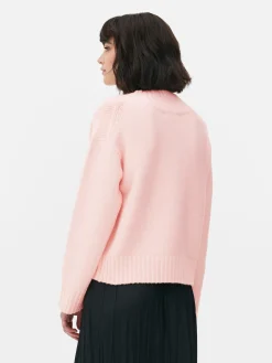 Camisola Malha Grossa Decote V