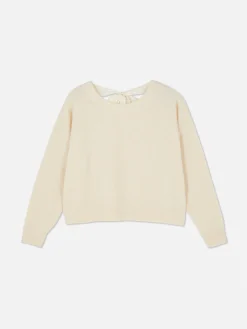 Camisola Malha Laço Costas