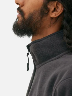 Camisola Malha Polar 1/2 Fecho Correr