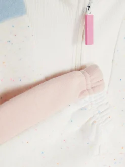 Camisola Meio Fecho Correr Bloco Cor