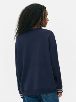 Camisola Texto Contrastante Disney Stitch