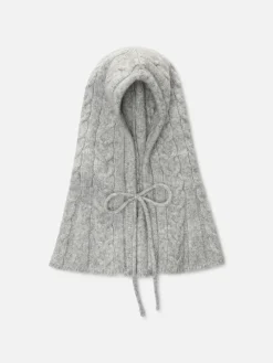 Capuz Malha Entrançada Rita Ora