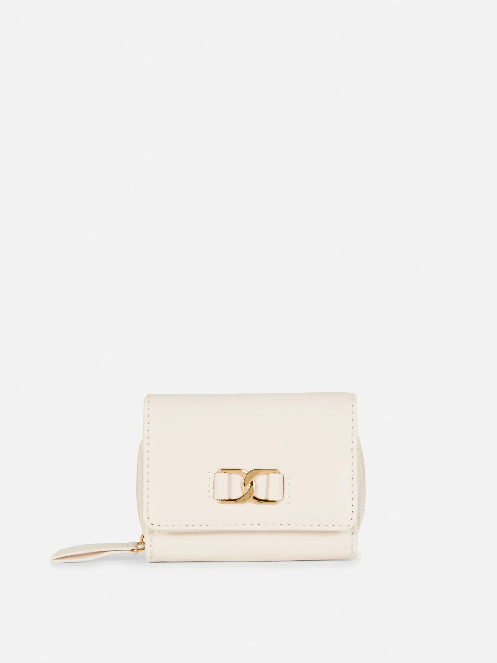 Carteira Imitação Pele Enfeitada