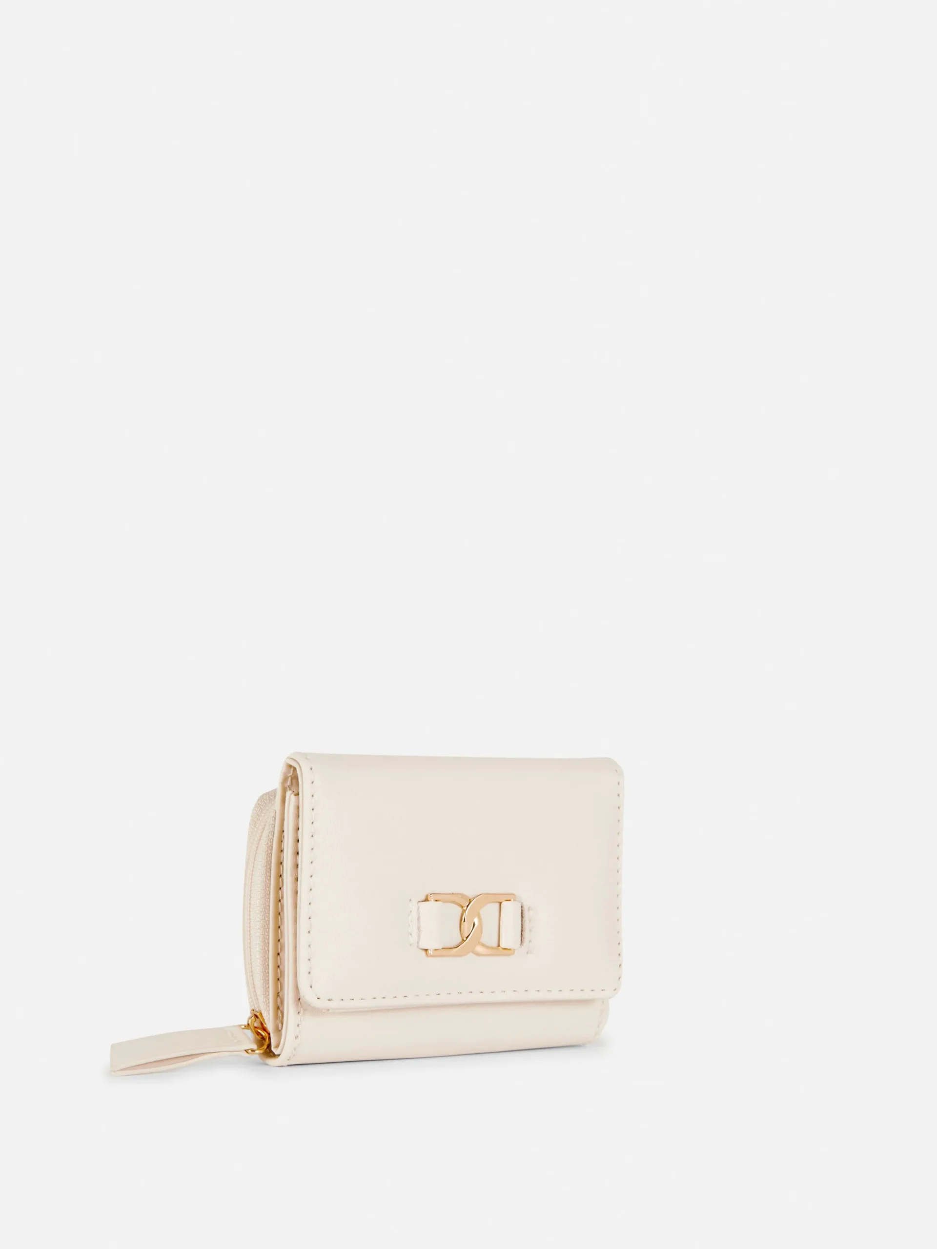 Carteira Imitação Pele Enfeitada