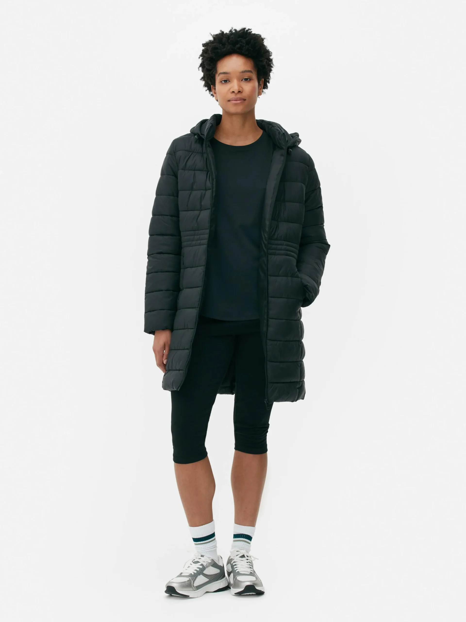 Casaco Acolchoado Comprido Superleve