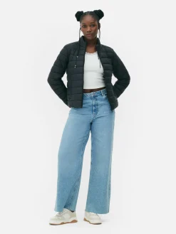 Casaco Acolchoado Gola Funil