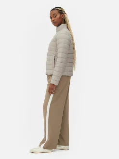 Casaco Acolchoado Gola Funil