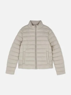 Casaco Acolchoado Gola Funil