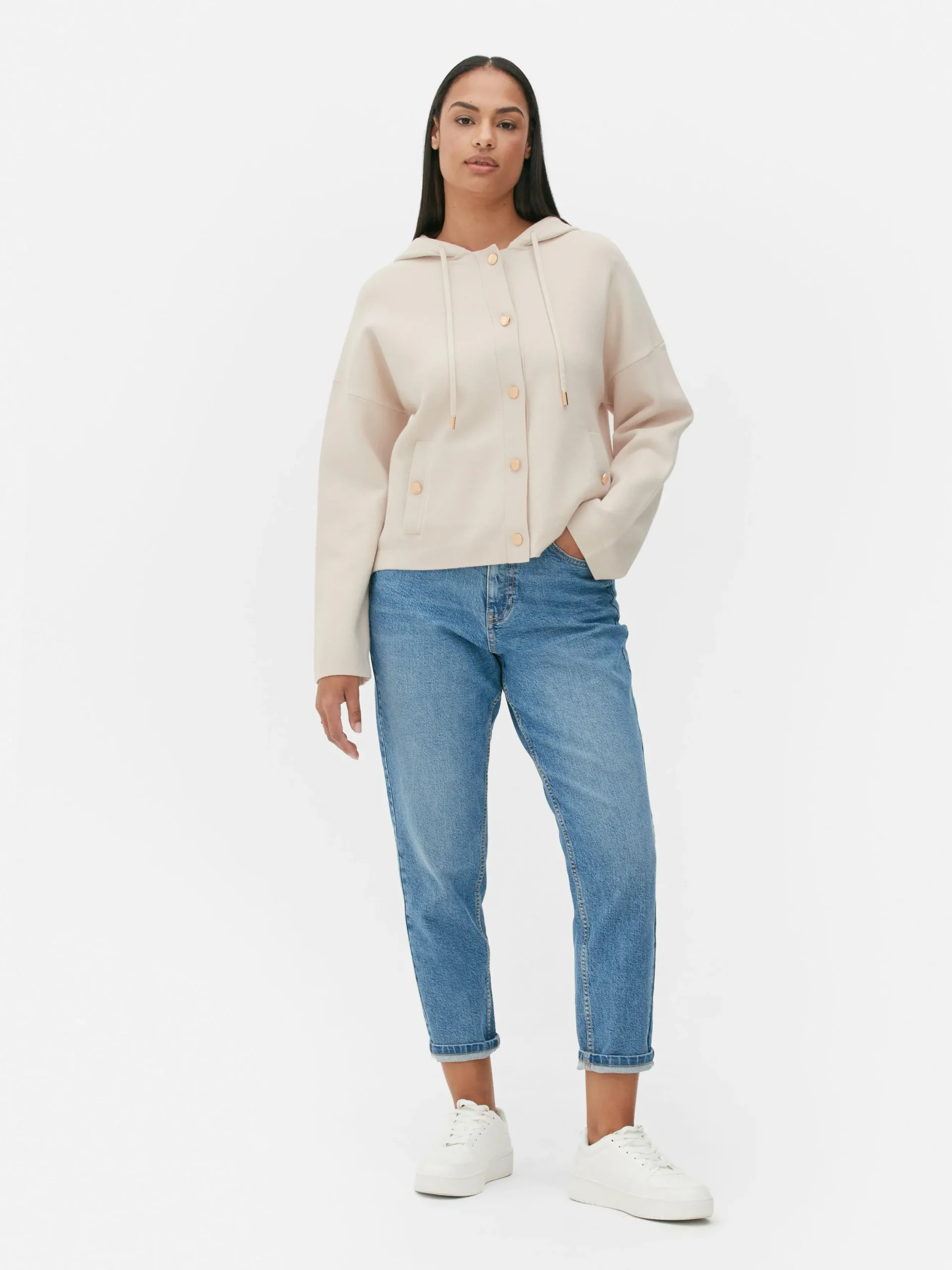 Casaco Bomber Capuz Malha