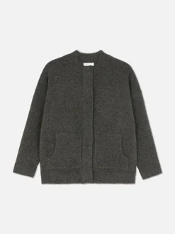 Casaco Bomber Malha Corte Grande