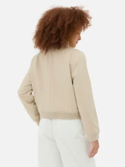 Casaco Bomber Tecido Coordenado