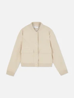 Casaco Bomber Tecido Coordenado