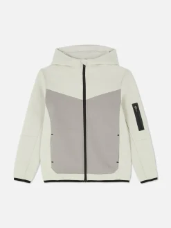 Casaco Capuz Fecho Correr Conjunto Coordenado