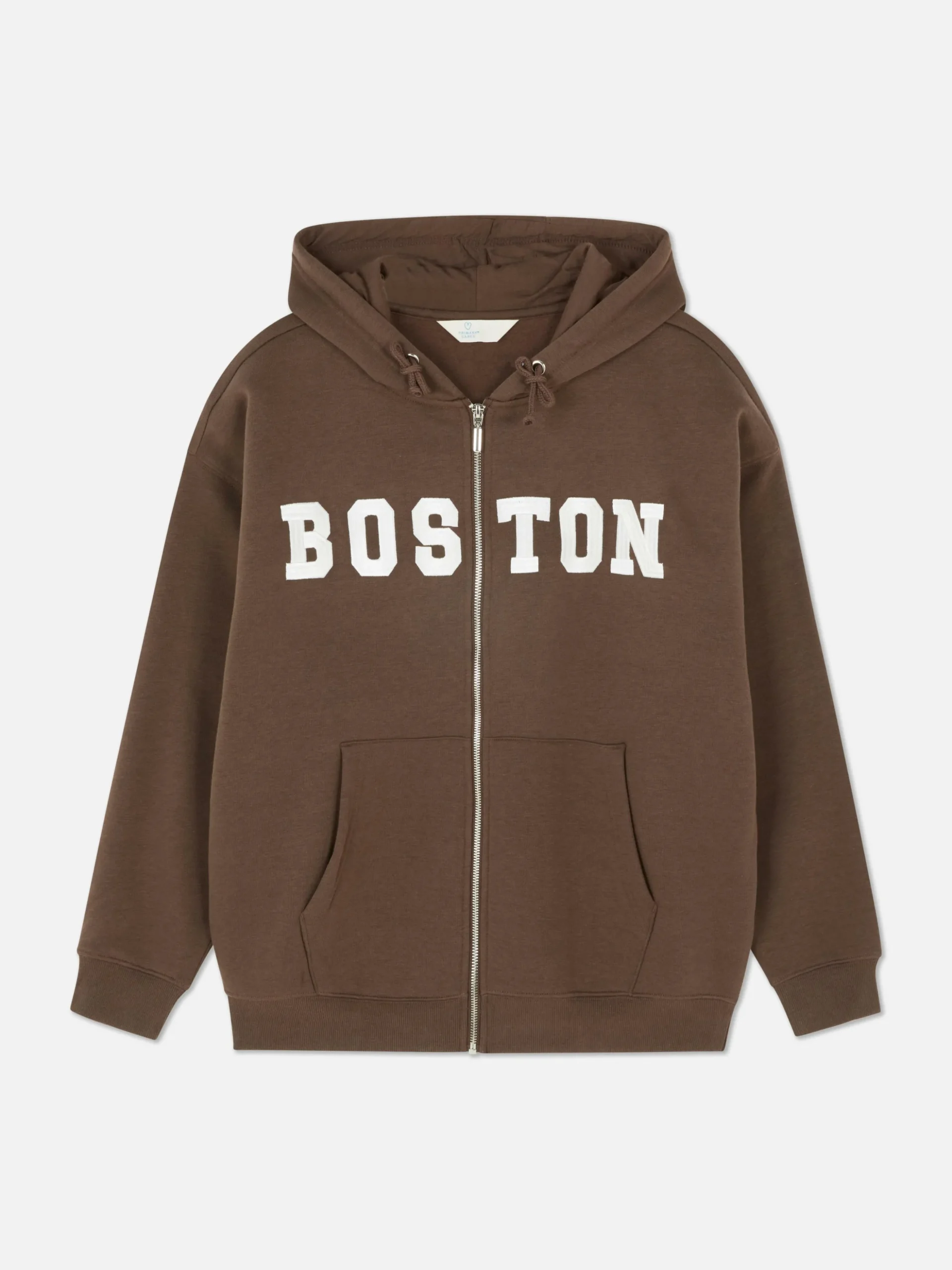 Casaco Capuz Fecho Correr Corte Largo