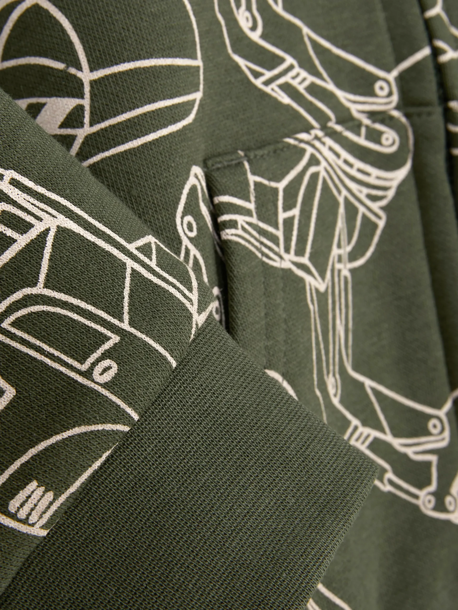 Casaco Capuz Fecho Correr Conjunto Coordenado