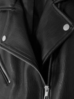 Casaco Estilo Motard Texturado