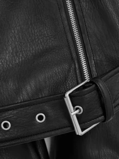 Casaco Estilo Motard Texturado