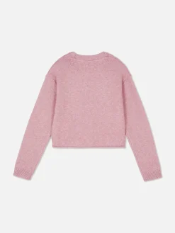 Casaco Malha Bainha Enrolada