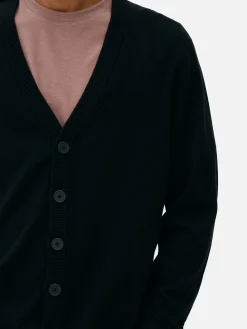 Casaco Malha Botões Grandes