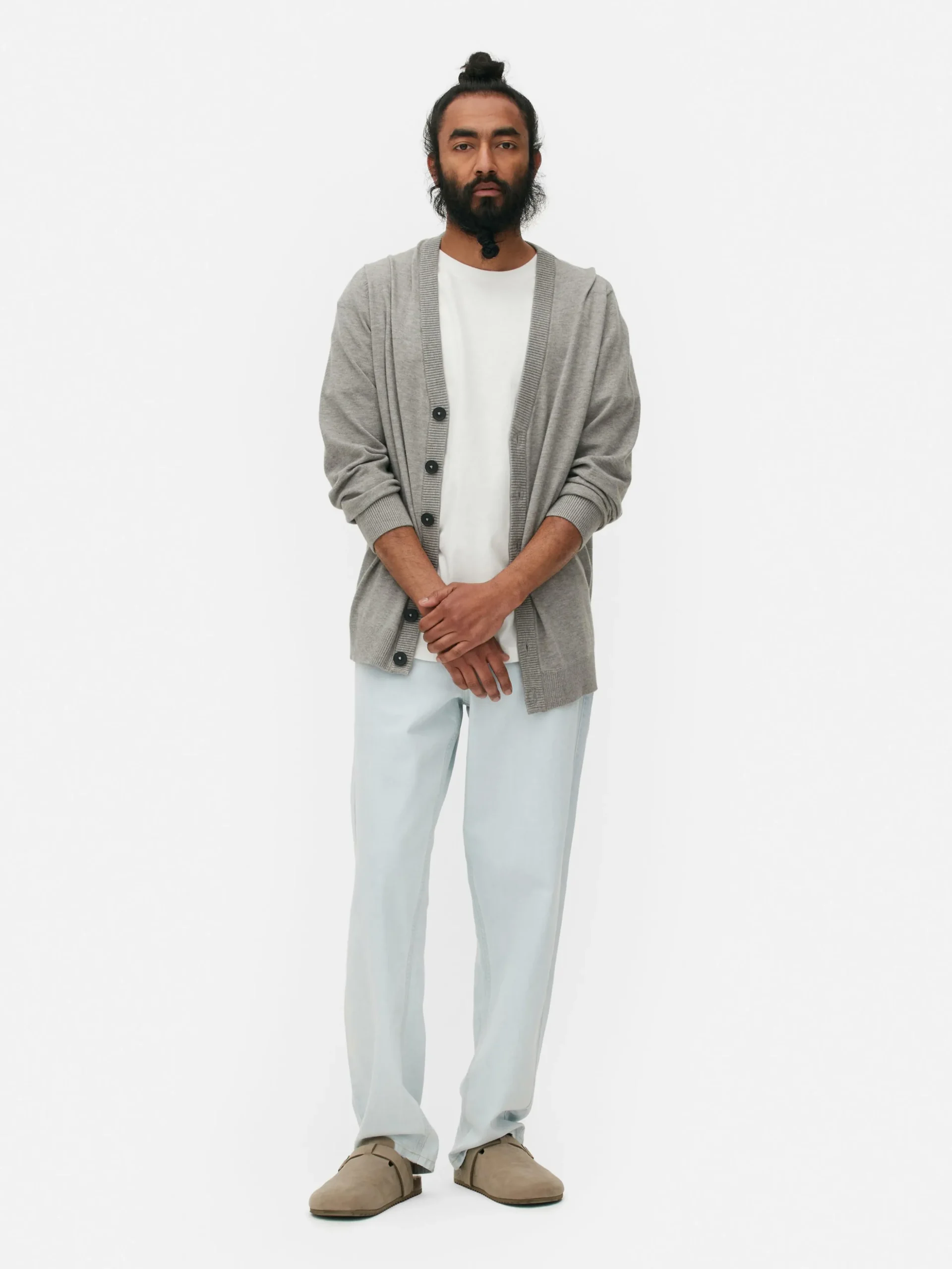 Casaco Malha Botões Grandes