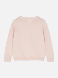 Casaco Malha Botões Recortes