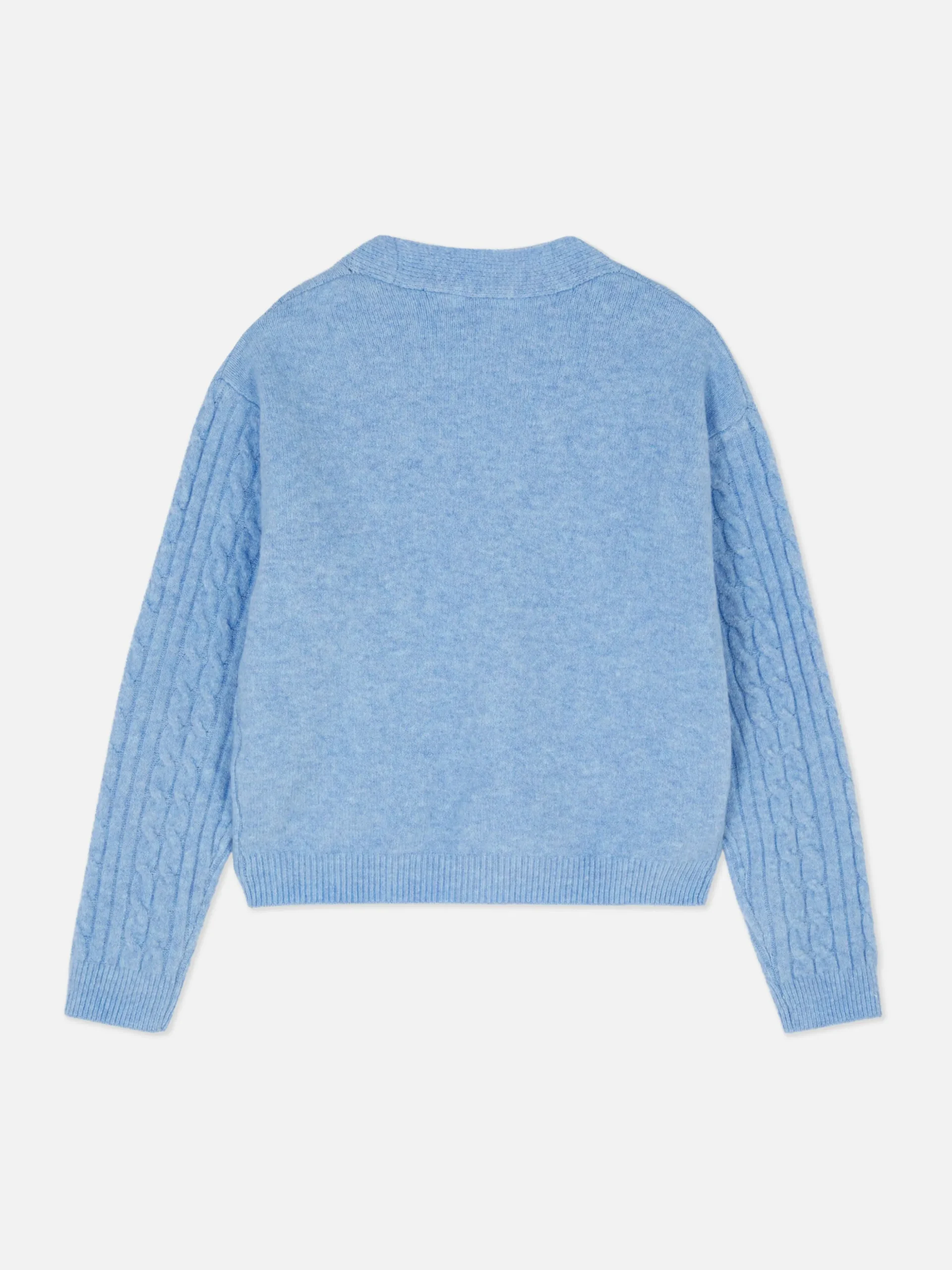 Casaco Malha Entrançada