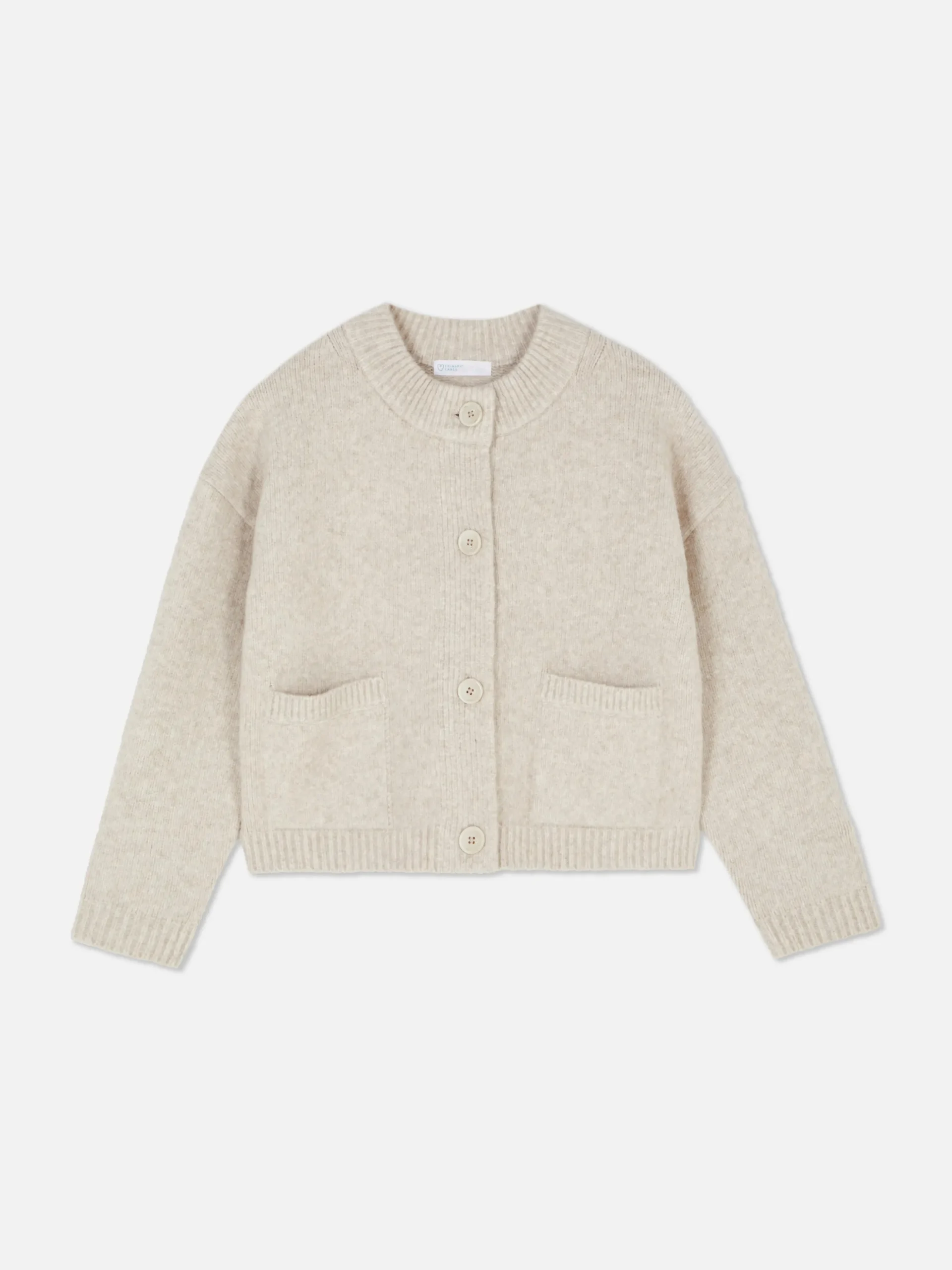 Casaco Malha Folgado Botões Frente