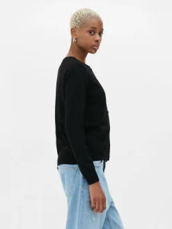 Casaco Malha Gola Redonda Clássica