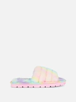 Chinelos Imitação Pelo Ombré