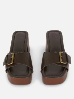 Chinelos Tipo Socas Tacão Rita Ora