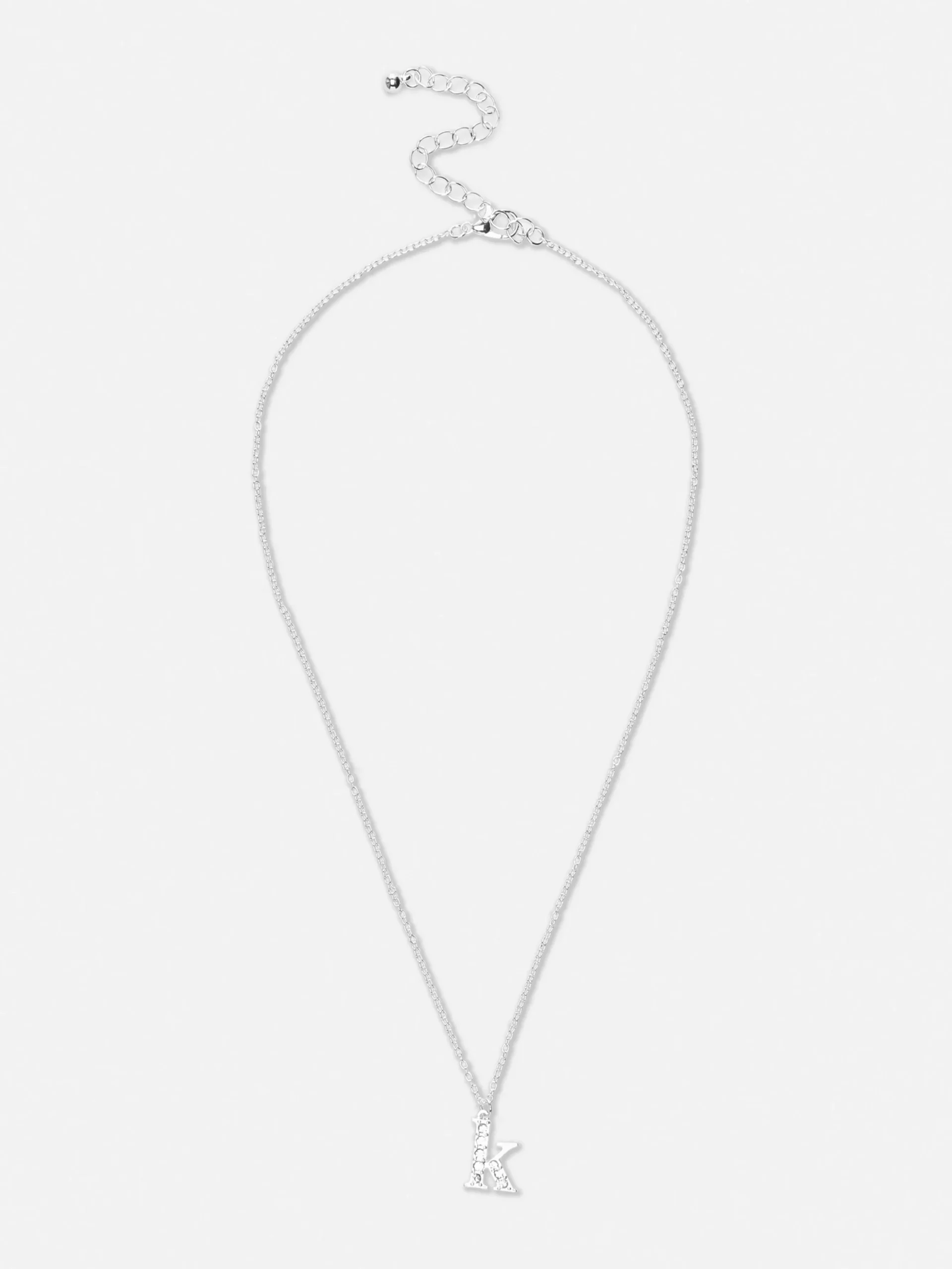 Colar Pendente Inicial Brilhantes