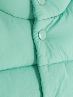 Colete Acolchoado Botões Mola