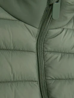 Colete Acolchoado C/ Fecho De Correr