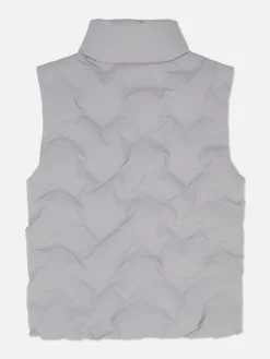 Colete Acolchoado Fecho Correr