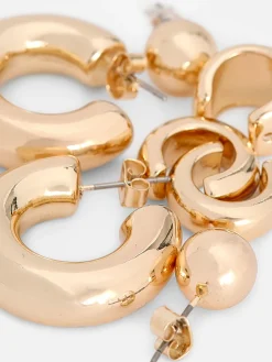 Conjunto Argolas E Cuff