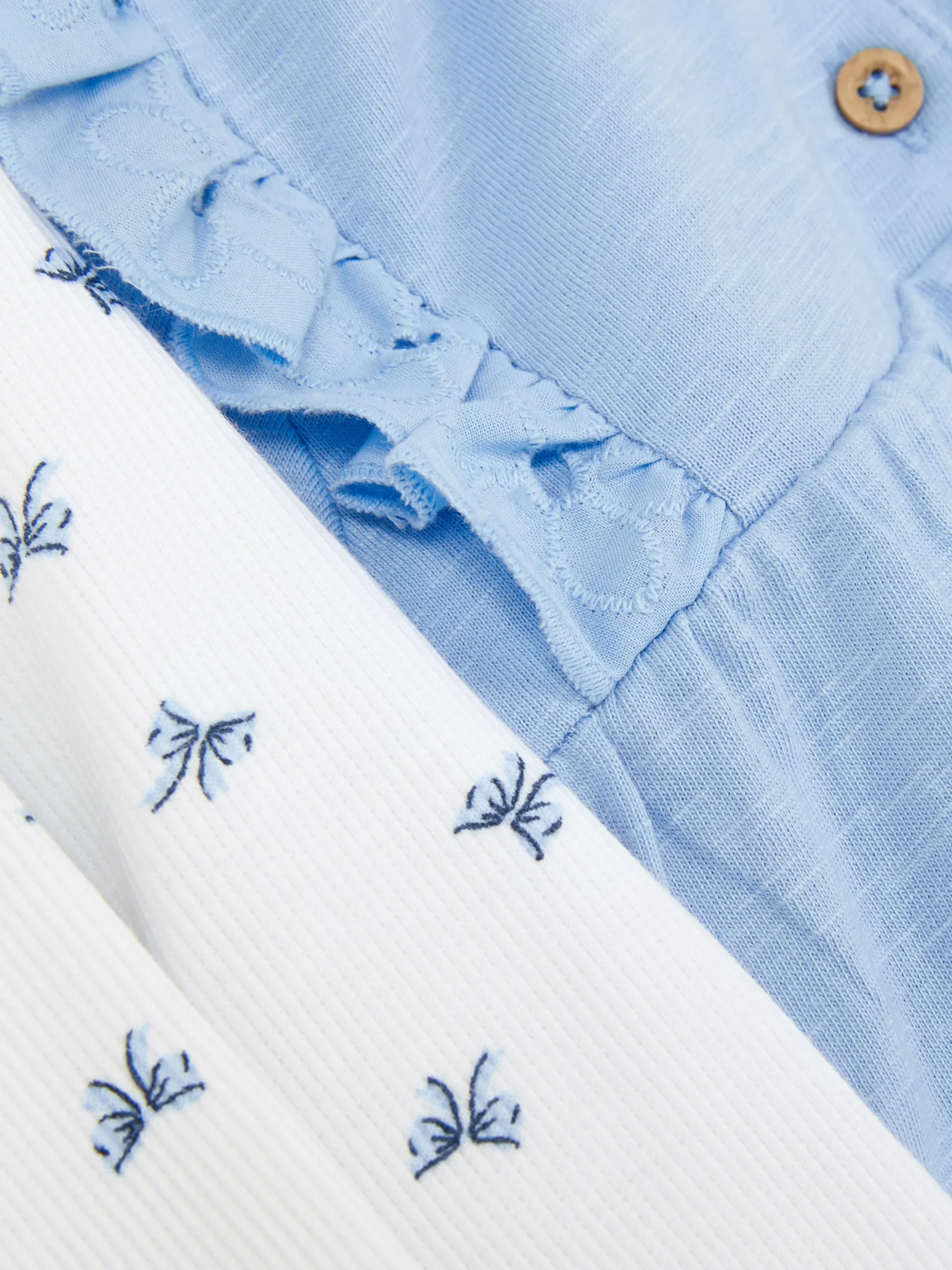 Conjunto Blusa Folhos/leggings