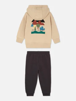 Conjunto Camisola Capuz/calças Treino